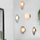 Ljojo Bubble Glass Wall Lamps for Hallway, Modern Irregular Sconces Light, Aisel Background Decoration