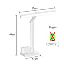 LED Desk Lamp USB Chargeable Dimmable Reading Night Light 180 Rotate Foldable Eye Protection
