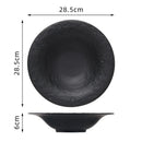 Ljojo Matte Ceramic Deep Plate Set - Restaurant Quality Tableware