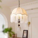 French Chandeliers LED Hanging Lamps Tassel Design for Elegant Living Room - Ljojo