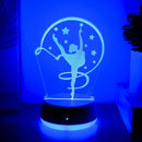 Ballet Girl 3D Night Light - USB Desk Decoration for Ballet Enthusiasts by Ljojo