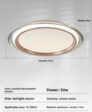 Ljojo LED Chandelier with Remote Control for Modern Home Decor