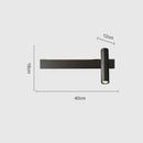 Nordic Minimalist LED Wall Lamp | Long Shape Bedside Spotlight by Ljojo