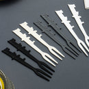 Ljojo 100PCS Plastic Fruit Fork Set for Home, Restaurant, Picnic, Camping - Reusable