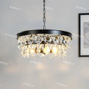American Classic Crystal LED Pendant Chandelier for Living Room Bedroom by Ljojo