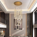Nordic Ring Crystal LED Chandelier for Luxury Decor by Ljojo