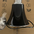 Italian Led Table Lamp with Glass Shade Metal Base for Stylish Desk Lighting by Ljojo