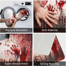 Bloody Footprints Decorative Floor Mat by Ljojo