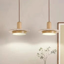 Natural Stone Wooden LED Ceiling Chandelier Pendant Light | Home Decor Ljojo