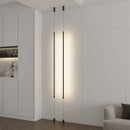 Ljojo Long Line Floor Lamp Black AC 220V Indoor Lighting