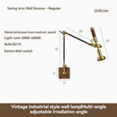 Nordic Robotic Arm Bedroom Metal LED Wall Lamp Medieval Vintage Industrial by Ljojo