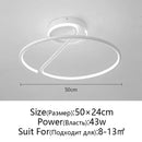 Modern Minimalist LED Ceiling Light Chandelier for Living Room by Ljojo
