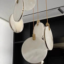 Ljojo Marble Pendant Lamp LED Small Chandelier Light Fixture for Home Decor