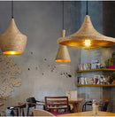 Hemp Rope Pendant Light Modern Nordic Aluminum Lampshade Hanging Lamp by Ljojo