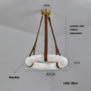 Ljojo Marble Chandelier: Trendy LED Pendant Light for Stylish Indoor Lighting