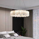 Luxurious Modern Natural Marble Ceiling Chandelier for Living Rooms and Dining Areas by Ljojo