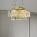 Ljojo Luxury Crystal Chandelier: Elegant Pendant Light for Home Living Room