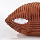 Corduroy Boho Throw Pillow Covers 18x18 Inch for Home Decor - Ljojo
