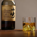 Ljojo 3D Mountain Whiskey Glass Set in Wooden Gift Box