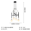 LED Glass Pendant Light Chandelier for Home Decoration - Stylish Minimalist Art Wood Lamps by Ljojo