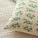 Embroidered Daisy Pillow Cover by Ljojo: Living Room Bedroom Decoration Pillowcases