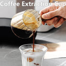 Ljojo 180ML Espresso Glass Cup with Wood Handle - Latte Art Mug & Milk Frothing Jug