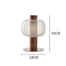 Ljojo LED Glass Table Lamp: Modern Nordic Design for Home Decor & Lighting