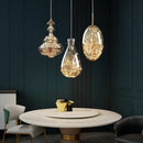 Ljojo Luxury Crystal Glass Chandelier for Dining, Bedroom, Living Room