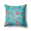 Abstract Geometric Bohemian Pillowcase in Colorful Exotic Style by Ljojo