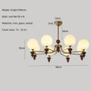 French Nickel Led Chandelier Living Room Wabi Sabi Wood Pendant Lights European Home Decor Hanging Lamp Luminarias Lighting - Ljojo