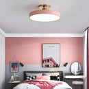 Ljojo Macaron LED Ceiling Light: Modern, Simple, Remote Dimming Chandelier for Bedroom, Living Room