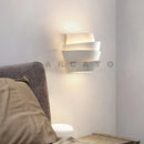 Ljojo 4-Layer White Metal Wall Lamp Modern Creative Light for Bedroom Living Room