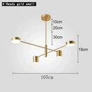 Ljojo Modern Adjustable LED Ceiling Chandelier Pendant Light