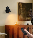Ljojo LED Remote Charge Wall Lamp 3-Color Bedroom Living Room Lighting