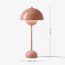 Ljojo Danish Bud Floor Lamp E27 Bulb Table Desk Light White Metal Scandi Nordic Style