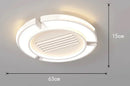 Ljojo Minimalist Ceiling Fan Light for Living Room Bedroom Dining Room Lighting