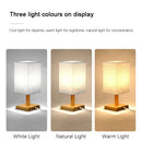 LED Table Lamps Simple Chinese Style Dimmable USB Plug Night Light Fabric Lampshade by Ljojo