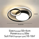 Ljojo LED Ceiling Light: Modern Minimalist Bedroom Chandelier for Living Room, Children's Room