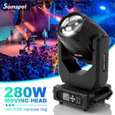 Ljojo™ 10R Moving Head Light: 280W Beam & Pattern, 17 Gobos, 14 Colors, Rainbow Effect
