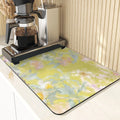 Floral Pattern Kitchen Coasters Set by Ljojo