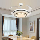 Ljojo 110V 220V LED Ceiling Fan with Remote Control and ABS Blades