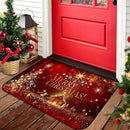 Ljojo Merry Christmas Welcome Door Mat - Non-Slip, Absorbent for Home, Bathroom & Kitchen