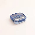 Ljojo 3 Compartment Microwavable Lunch Box Container