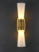 Ljojo Luxury Gold Silver Wall Sconce Glass Mirror Light