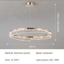 LED Pendant Light Golden Chandelier for Bedroom Living Room Hotel - Stylish Art Decor by Ljojo
