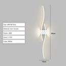 Ljojo LED Wall Lights in Black Gold White for Bedroom Corridor Balcony
