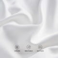 Ljojo Luxury Bamboo Fiber Duvet Cover Set with Pillowcase - Hot Sleeper Bedding