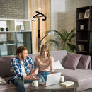 Ljojo Modern LED Rotating Floor Lamp for Living Room Bedroom Study Reading