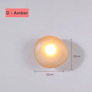 Ljojo LED Wall Lamp: Wabi Sabi Style Minimalist Bedroom Lighting