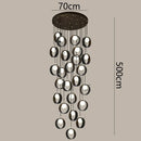 Ljojo LED Pendant Light for Modern Home Decor and Staircase Chandeliers